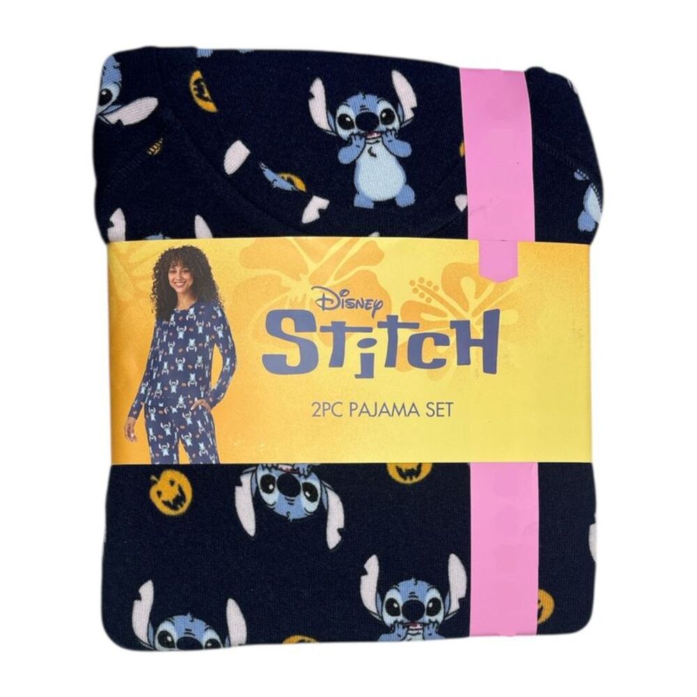 Stitch - Licensed Women's 2 Piece Long Sleeve Pullover & Jogger Lightweight Paja